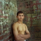 Young man near the Nile in Anater.