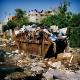 In the city of Gaza, money is missing. The rubbish is not being picked up anymore. There is no petrol left for the garbage trucks.
