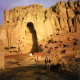 Northern Hazaradjat. Afghan people call it the "City of Murmurs". Formerly a place for pilgrimage and Buddhist retreat. Bamyan sheltered the giant Buddha which was sculpted in the cliffs and has been destroyed by the Taliban.