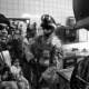 Police unit searching a house in their own Karrada neighbourhood in Baghdad with Bravo Company, second platoon of the first cavalry division, from Fort Hood, Texas, USA