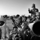 Child soldier members of the SLA, one of the rebel groups against the government in Khartoum.