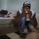 &lsquo;Qisa&rsquo; (crack) addicts in a flophouse on the outskirts of Bissau. Qisa is the hidden cost of the rising drug traffic through Bissau. Local sellers are paid in cocaine and then have to sell it themselves to make a profit.