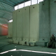 A Palestinian man from Gaza crosses the Erez checkpoint from Israel to Gaza, May 24, 2006.