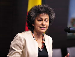 Irene Khan at the Human Rights NGO Forum