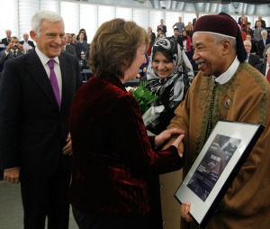 Catherine Ashton bei der Verleihung des Sacharow-Preis im Dezember 2011