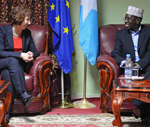 Somali Transitional government President Sheik Sharif Ahmed