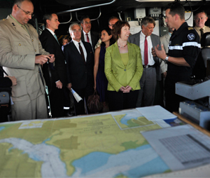 During her visit to Africa in August 2012 Catherine Ashton visited a vessel participating in the EU Naval Force (EUNAVFOR) Somalia &ndash; Operation Atalanta, the first EU naval operation