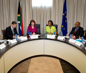 Catherine Ashton travelled to Pretoria to take part in the 11th Ministerial Political dialogue between the EU and South Africa on 24 August 