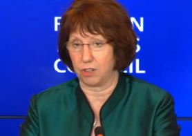 Catherine Ashton, Foreign Affairs Council, October 2012, Press Conference - Part 1