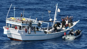 EU NAVFOR emp&ecirc;che une action de piraterie  &copy;EU  