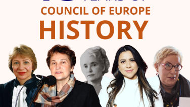 75 women in 75 years of Council of Europe history - Week 7