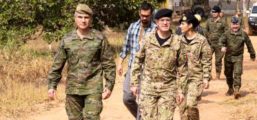 The Spanish Joint Forces Operations Command visits EUTM CAR