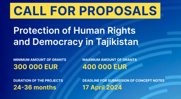 EIDHR Call 2024 Tajikistan