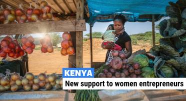 A woman entrepreneur in Kenya