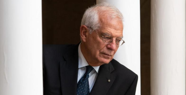 HR/VP Josep Borrell two white columns 