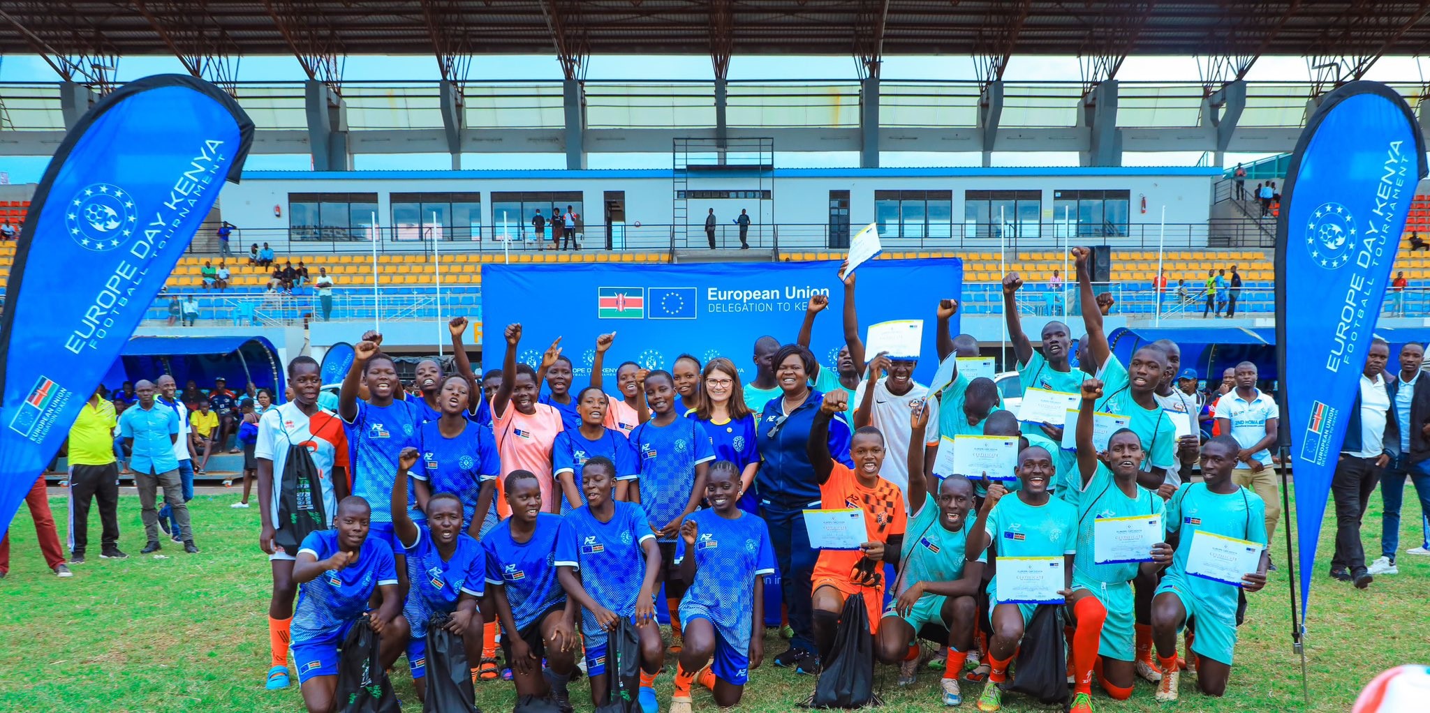 Europe Day football tournament in Homa Bay