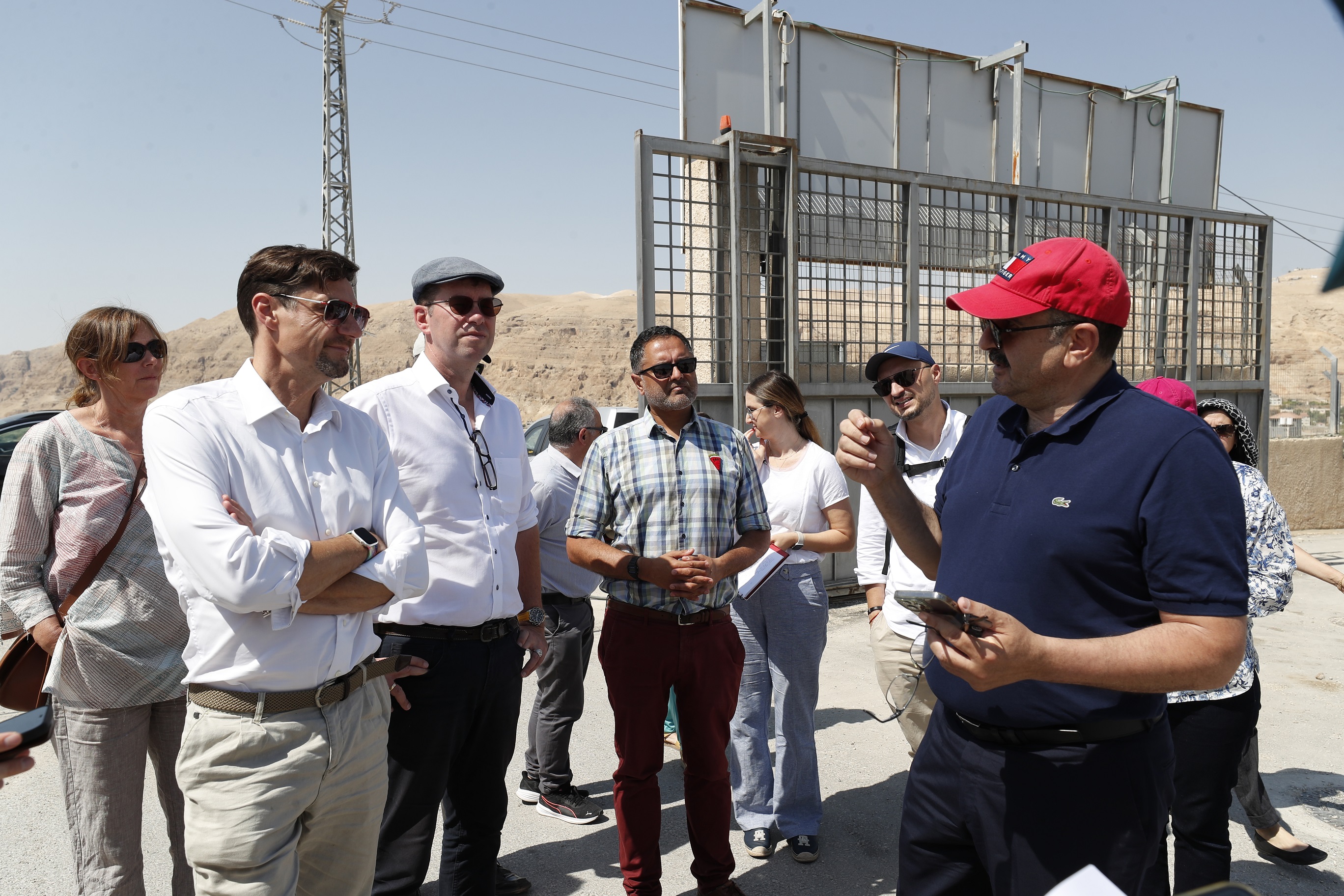 EU and partners visit renewable energy sites north of Jericho and raise concerns about Israeli settlement expansion