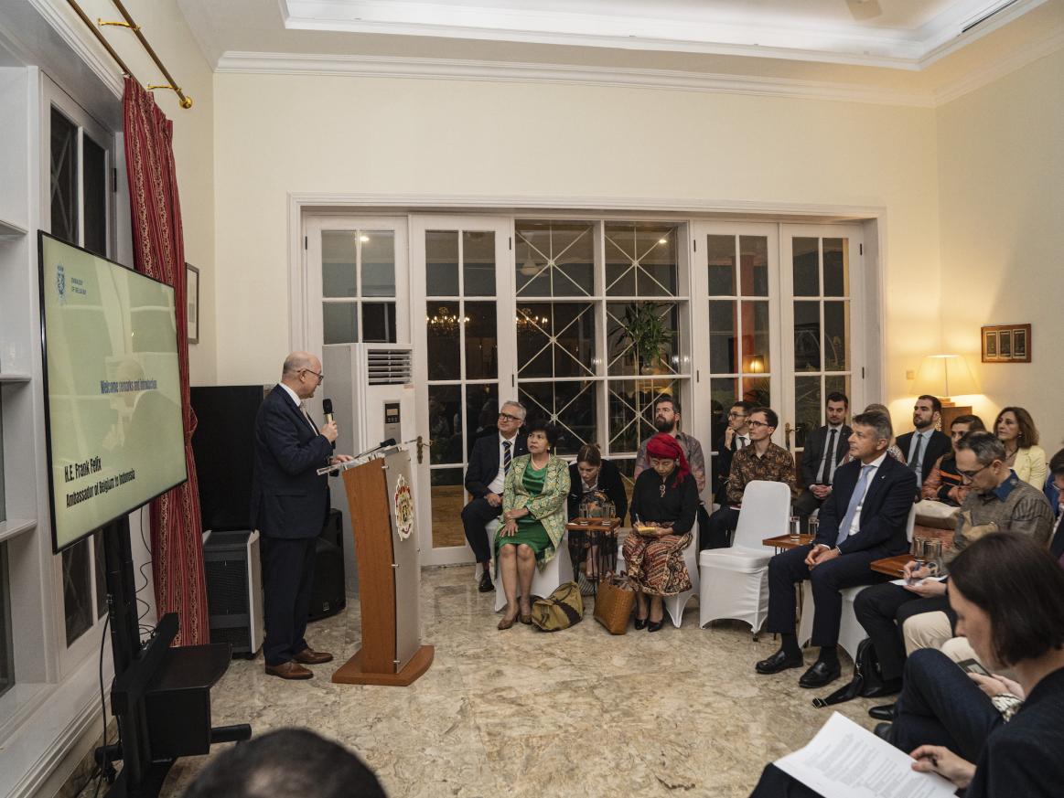 Discussion hosted by the Belgian Embassy