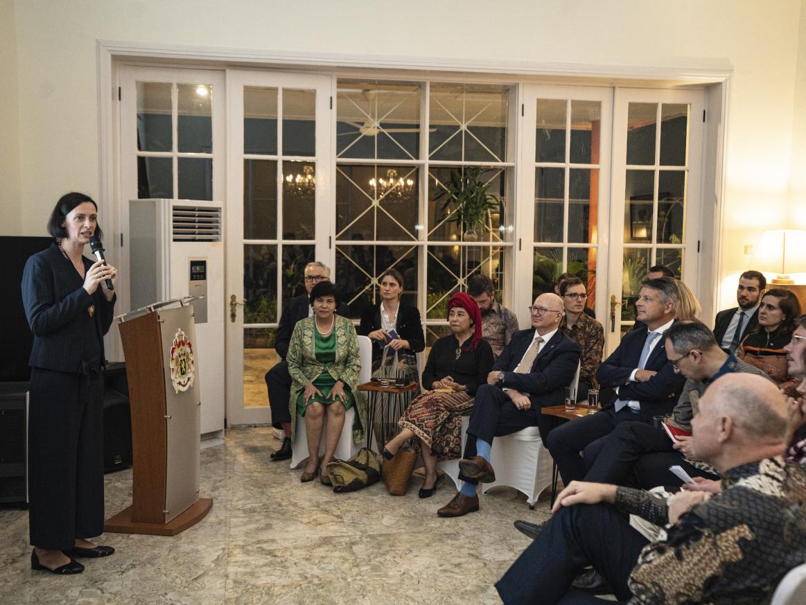 Discussion hosted by the Belgian Embassy