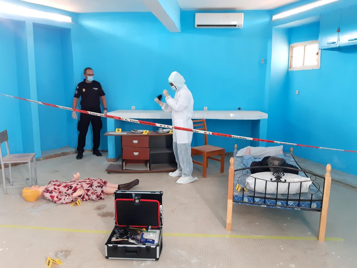 The RACC contributes to Sahelian police-gendarmerie cooperation on Crime Scene Management