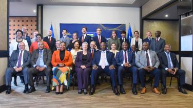 Family photo during 2025 Lesotho-EU signing ceremony