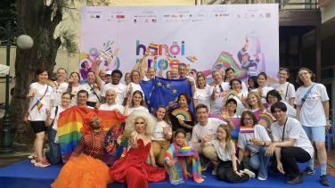 Team Europe at Hanoi Pride 2023