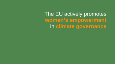 Women and Climate social media card 1