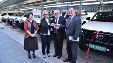Official vehicle handover