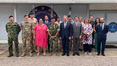 The Deputy Director-General for European Civil Protection and Humanitarian Aid Operations visits EUTM MOZ