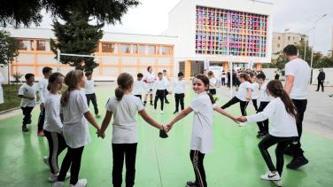 A school in Albania buil thanks to the EU4Schools programme