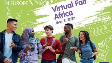 Join the Study in Europe Virtual Fair on 3 May 2023