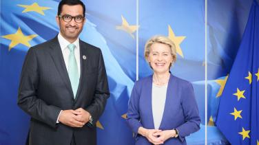 President of the European Commission met with COP28 President-Designate Sultan Al-Jaber