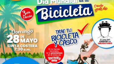 Poster Día Mundial de la Bicicleta
