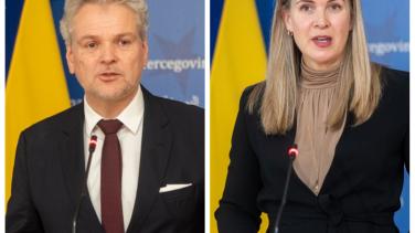 EU Head of Delegation/EU Special Representative in BiH, Ambassador Johann Sattler and Ambassador of Sweden in BiH, Johanna Strömquist