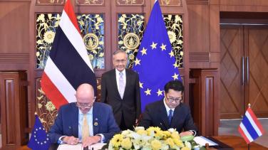 EU-Thailand sign EU-Thailand sign an agreement on Thailand’s recognition of the EU laissez-passer