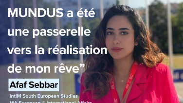 Afaf Sebbar Erasmus Mundus Maroc