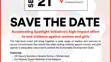 21 September 2024, Spotlight Intiative event on Accelerating High-Impact Effort to End Violence