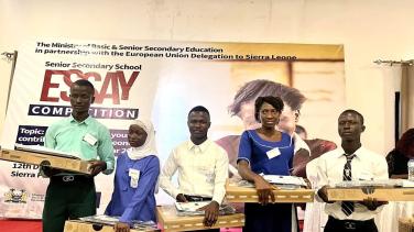 The Five winners of the National Essay Competition
