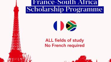 France - South Africa Scholaship poster
