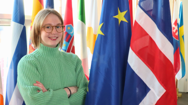 Pictured: Ms Heiðarsdóttir who recently joined the EU Delegation team