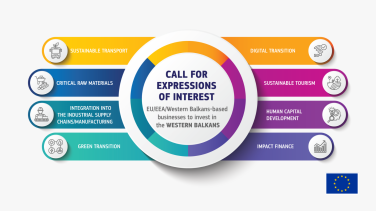 visual with text call for expressions of interest