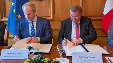 Initialling ceremony Switzerland EU