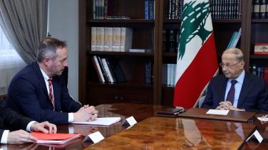 EU EOM Lebanon CO's with Lebanese President