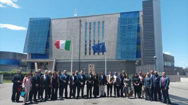 Visita al Centro Nacional N-SIS Sirene (Roma) por parte de 7 delegaciones de América Latina