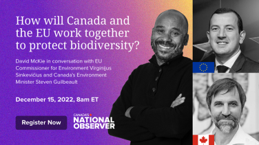 Canada and the EU: Working together to protect biodiversity
