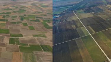 Egri - before and after land consolidation