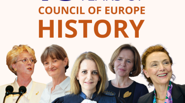 75 women in 75 years of Council of Europe history