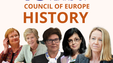 75 women in 75 years of Council of Europe history