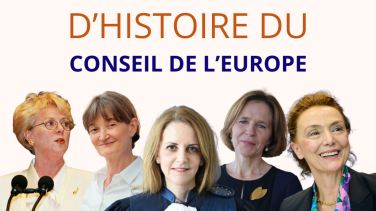 75 femmes dans 75 ans d'histoire du Conseil de l'Europe