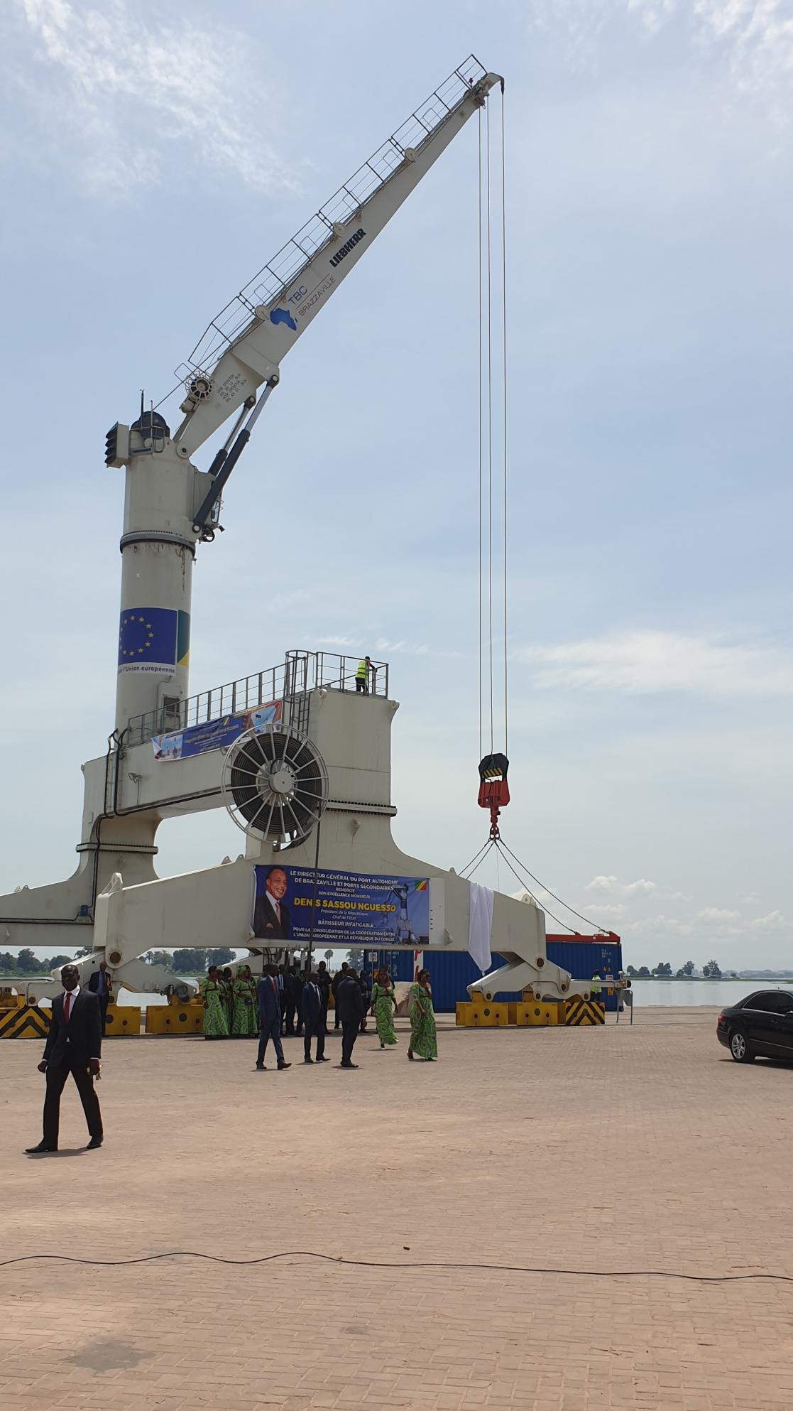 official delivery of port cranes
